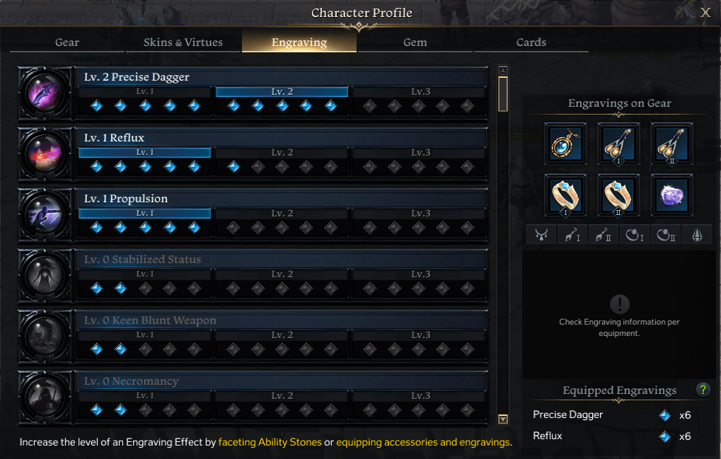 Reaper Engravings: Awakening Skills